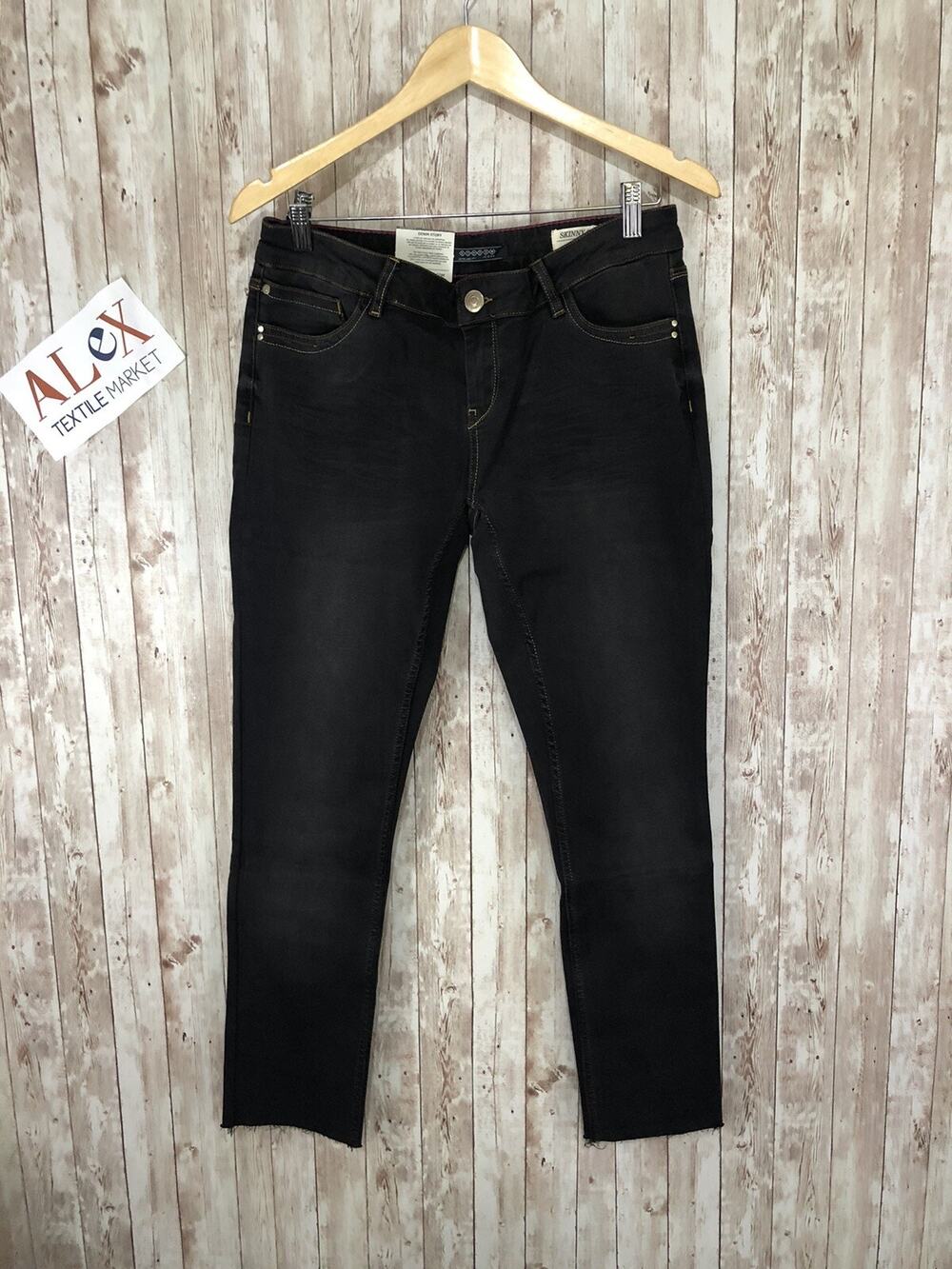 Bonobo Jeans Womens 14 Black Denim Pants Stretch W:34xL 29 N40